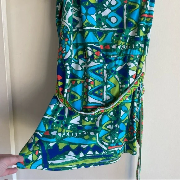 Trina Turk “Bali Hai” Dress Caftan Size S - Picture 5 of 9